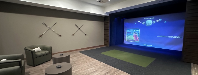 Golf simulator design